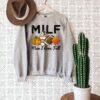 Funny Milf Shirt Man I Love Fall Pumpkin Fall Season Leopard Pumpkin Tee