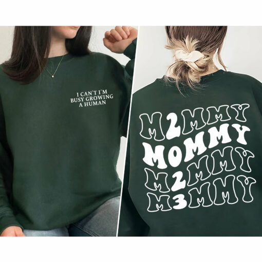 Future Mommy 2023 Pregnancy Reveal 2 Side Shirt New Mom Gift for Mother’s Day