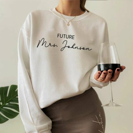 Future Mrs Johnson Minimalist Sweatshirt