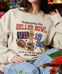 Geller Bowl Vii 1996 Sweatshirt Retro Unique Thanksgiving Friends Reunion Geller Bowl Vii 1996 Sweatshirt Retro Unique Thanksgiving Friends Reunion