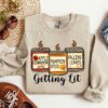 Getting Lit Pumpkin Candles Shirt Funny Thanksgiving Sweatshirt Gift
