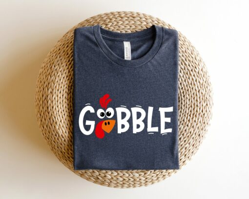 Gobble Gobble Thanksgiving Shirt Family Funny Matching Shirt