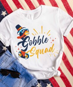 Gobble Squad T-Shirt Thanksgiving Funny Turkey Matching Tee Gobble Squad T-Shirt Thanksgiving Funny Turkey Matching Tee
