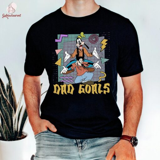 Goofy And Max Dad Goals T-Shirt Lovely Unique Gift For Daddy