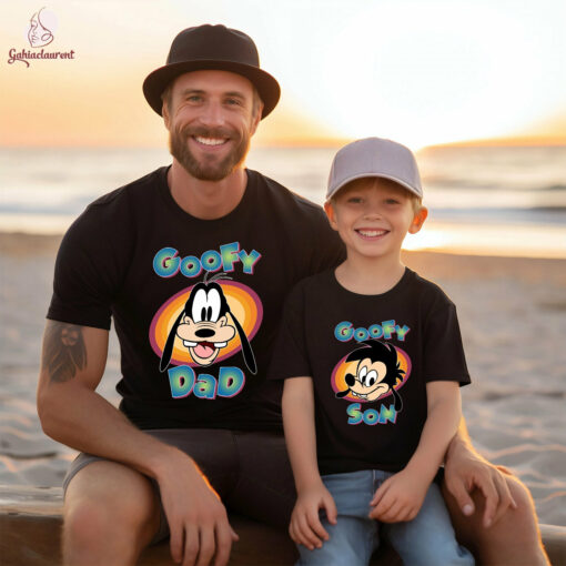 Goofy Dad Goofy Son Max Family T-Shirt Lovely Unique Gift For Daddy