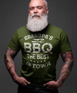 Grandpa’s BBQ the Best In Town Grill Cook Shirt Father’s Day Chef Barbeque Meat Smoker Gift For Him Grandpa’s BBQ the Best In Town Grill Cook Shirt Father’s Day Chef Barbeque Meat Smoker Gift For Him