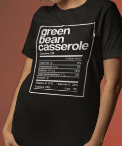 Green Bean Casserole Ingredient Lover Meal T-shirt Green Bean Casserole Ingredient Lover Meal T-shirt