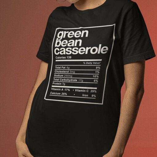 Green Bean Casserole Ingredient Lover Meal T-shirt