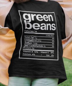 Green Bean Ingredient Vegetables Thanksgiving T-shirt Green Bean Ingredient Vegetables Thanksgiving T-shirt