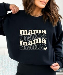 Groovy Mama Pregnancy Reveal Gift for Mom Minimalist Sweatshirt Mother’s Day Groovy Mama Pregnancy Reveal Gift for Mom Minimalist Sweatshirt Mother’s Day