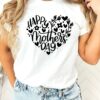 Happy Mother’s Day Flowers Heart Shirt Gift for Mommy
