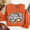 Happy Thanksgiving Sweatshirt Cute Christian Gift