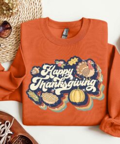 Happy Thanksgiving Sweatshirt Cute Christian Gift Happy Thanksgiving Sweatshirt Cute Christian Gift