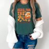 Here For The Pumpkin Pie Costume Cute Unique Sweatshirt Thanksgiving Gift