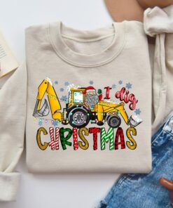 I Dig Christmas Sweatshirt Funny Digger New Year Sweater I Dig Christmas Sweatshirt Funny Digger New Year Sweater
