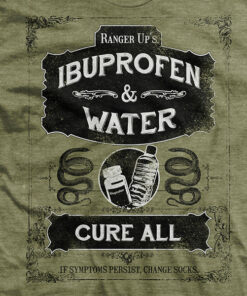 Ibuprofen and Water Cure-All T-Shirt Ibuprofen and Water Cure-All T-Shirt