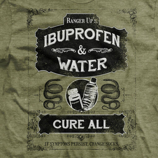 Ibuprofen and Water Cure-All T-Shirt