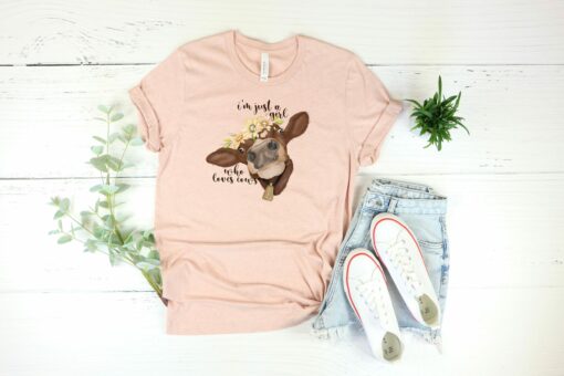 I’m Just a Girl Who Loves Cow Mother’s Day T-Shirt