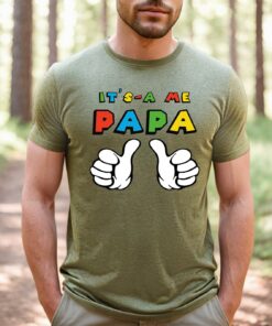 It’ A Me Papa Daddio Shirt Super Dad Gamer Father’s Day Tee It’ A Me Papa Daddio Shirt Super Dad Gamer Father’s Day Tee