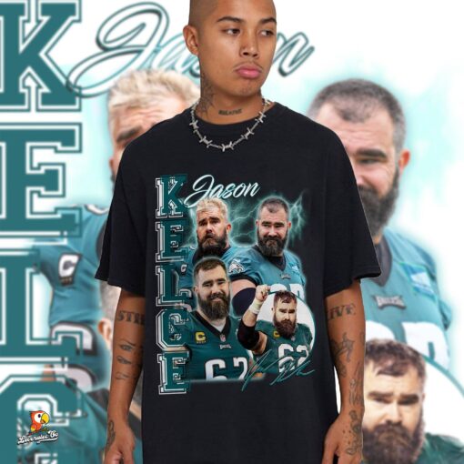 Jason Kelce Bootleg Philly Football 90s Graphic Unqiue T-Shirt