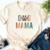Leopard Dog Mama Shirt Dog Lover Gift Mother’s Day Tee