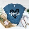 Leopard Heart Mama Gift for Mother’s Day Mommy Shirt