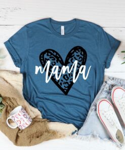 Leopard Heart Mama Gift for Mother’s Day Mommy Shirt Leopard Heart Mama Gift for Mother’s Day Mommy Shirt