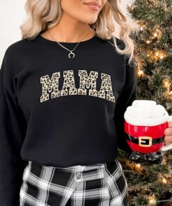 Leopard Mama Sweatshirt Unique Cute Mama Gift Leopard Mama Sweatshirt Unique Cute Mama Gift