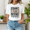 Leopard Print Straight Outta Patience Mom Life Shirt Happy Mother’s Day Gift Mama To Be