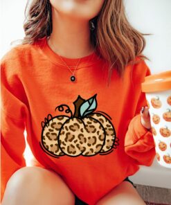 Leopard Pumpkin Season Thanksgiving Fall Autumn Gifts Tee Leopard Pumpkin Season Thanksgiving Fall Autumn Gifts Tee