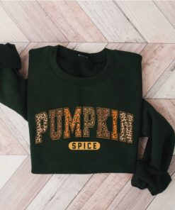 Leopard Pumpkin Spice Fall Coffee Sweatshirt Lovely Unique Thanksgiving Gift Leopard Pumpkin Spice Fall Coffee Sweatshirt Lovely Unique Thanksgiving Gift