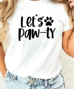 Let’s Paw-ty Shirt Puppy Birthday Invitation Dog Mom Gift Mother’s Day Tee Let’s Paw-ty Shirt Puppy Birthday Invitation Dog Mom Gift Mother’s Day Tee