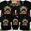 Leveled Up to Daddy Mommy Player Baby Has Entered to the Game Father’s Mother’s Day Gift For Husband Wife Shirt Family Gifts