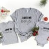 Love My Boys Girls Mama Personalize Custom Shirt Mommy And Me Matching For Mother’s Day