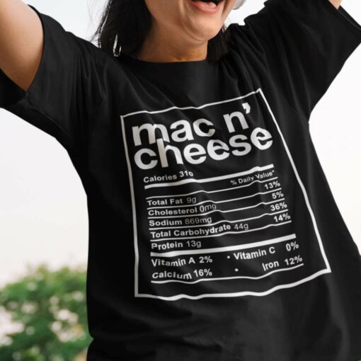 Mac N’ Cheese Ingredient Thanksgiving Day T-shirt