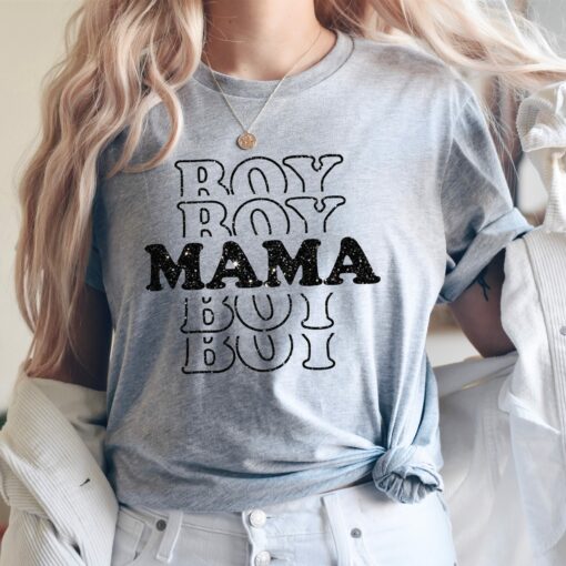 Mama Boy Proud Mom Life Shirt Mother’s Day Gift T-Shirt