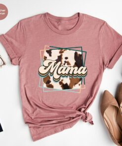 Mama Cow Print Mother’s Day T-Shirt Mama Cow Print Mother’s Day T-Shirt