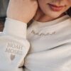 Mama Embroidered Shirt Custom Mama Shirt With Kids Names Pregnancy Reveal Gift For New Mom Mother’s Day