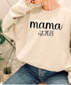 Mama Est 2023 First Mother’s Day Shirt New Mom Gift Mama Est 2023 First Mother’s Day Shirt New Mom Gift