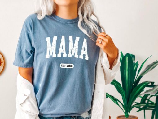 Mama Established Est 2023 New Shirt Gift for New Mom Mother’s Day