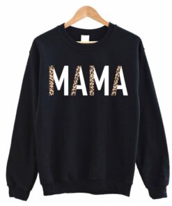 Mama Leopard Pattern Shirt Mama Leopard Pattern Shirt