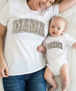 Mama Mini Leopard Matching Shirt Mother’s Day Gift for Mom Mama Mini Leopard Matching Shirt Mother’s Day Gift for Mom