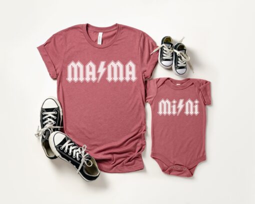 Mama Mini Matching Shirt Mommy and Me Gift for New Mom Life Happy Mother’s Day