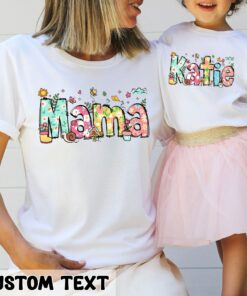 Mama Mini Shirt Mother’s Day Gift Matching Mommy and Me Custom Name Baby Onesie Tee Mama Mini Shirt Mother’s Day Gift Matching Mommy and Me Custom Name Baby Onesie Tee