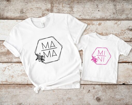 Mama Mini Shirt Mother’s Day Gift Matching Mommy and Me Outfit