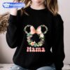 Mama Minnie Mouse Icon Floral Mother’s Day Sweatshirt Disney