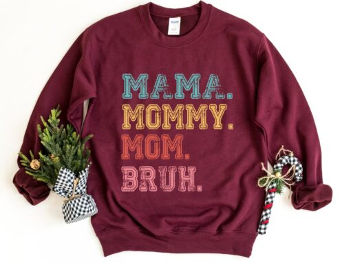 Mama Mommy Mom Bruh Motherhood Shirt Mother’s Day Gift Mommy To Be Tee