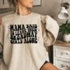 Mama Said To Leave Them Broadway Girls Alone Saying Cool Mother’s Day Shirt Gift For Mommy