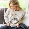 Mama Totally Blessed Often Stressed A Bit Of A Mess Sweatshirt