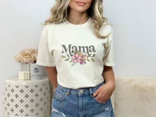 Mama Wildflowers Gift for Mom Mother’s Day Shirt